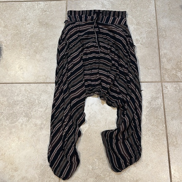 Buddha Pants Savannah Flair Printed Harem Pants XS Boho Joggers - Picture 4 of 8